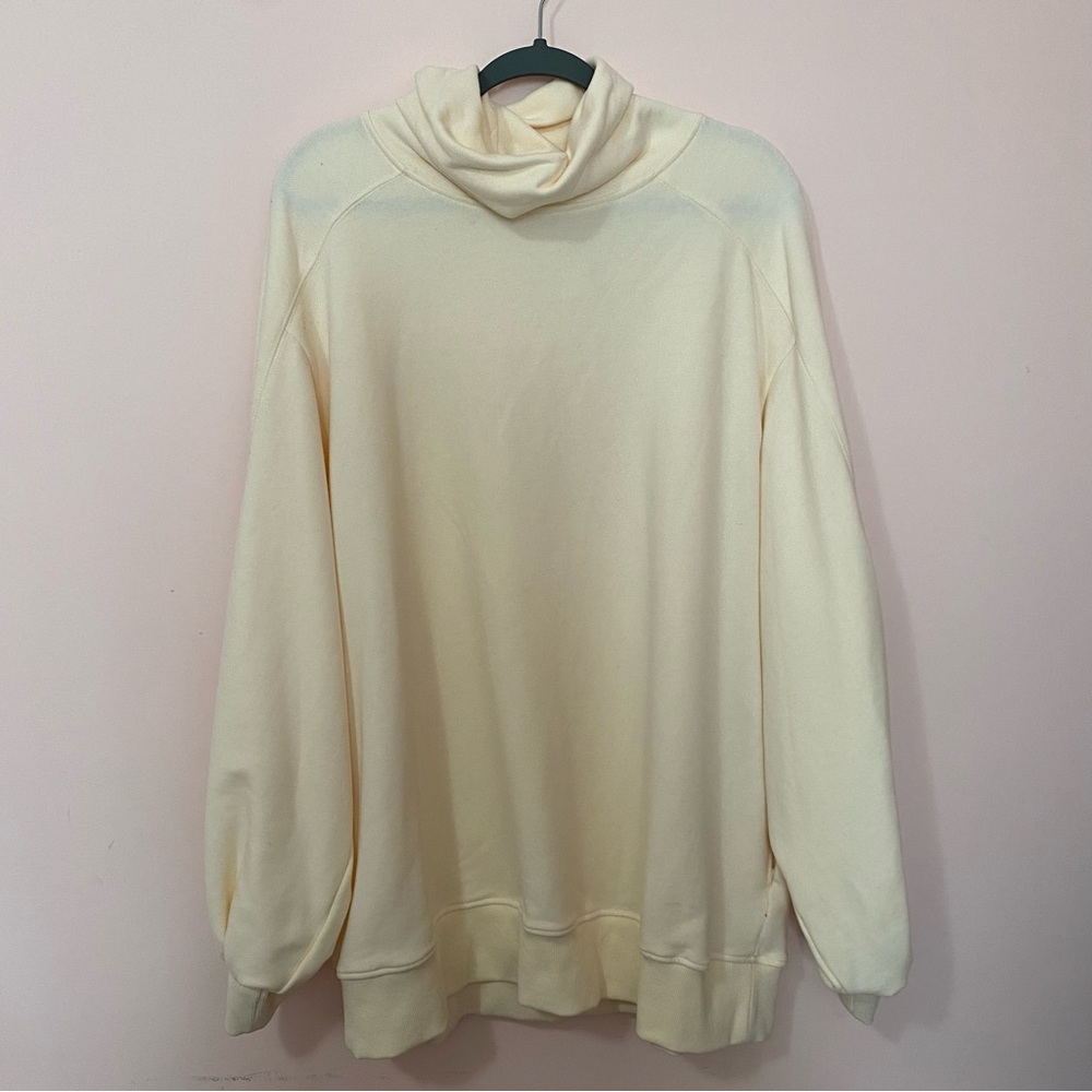 LIT Whisper cowl neck oversized sweatshirt